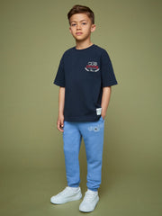 Reiss | 9-13 yrs SmileyWorld Oversize T-Shirt in Navy