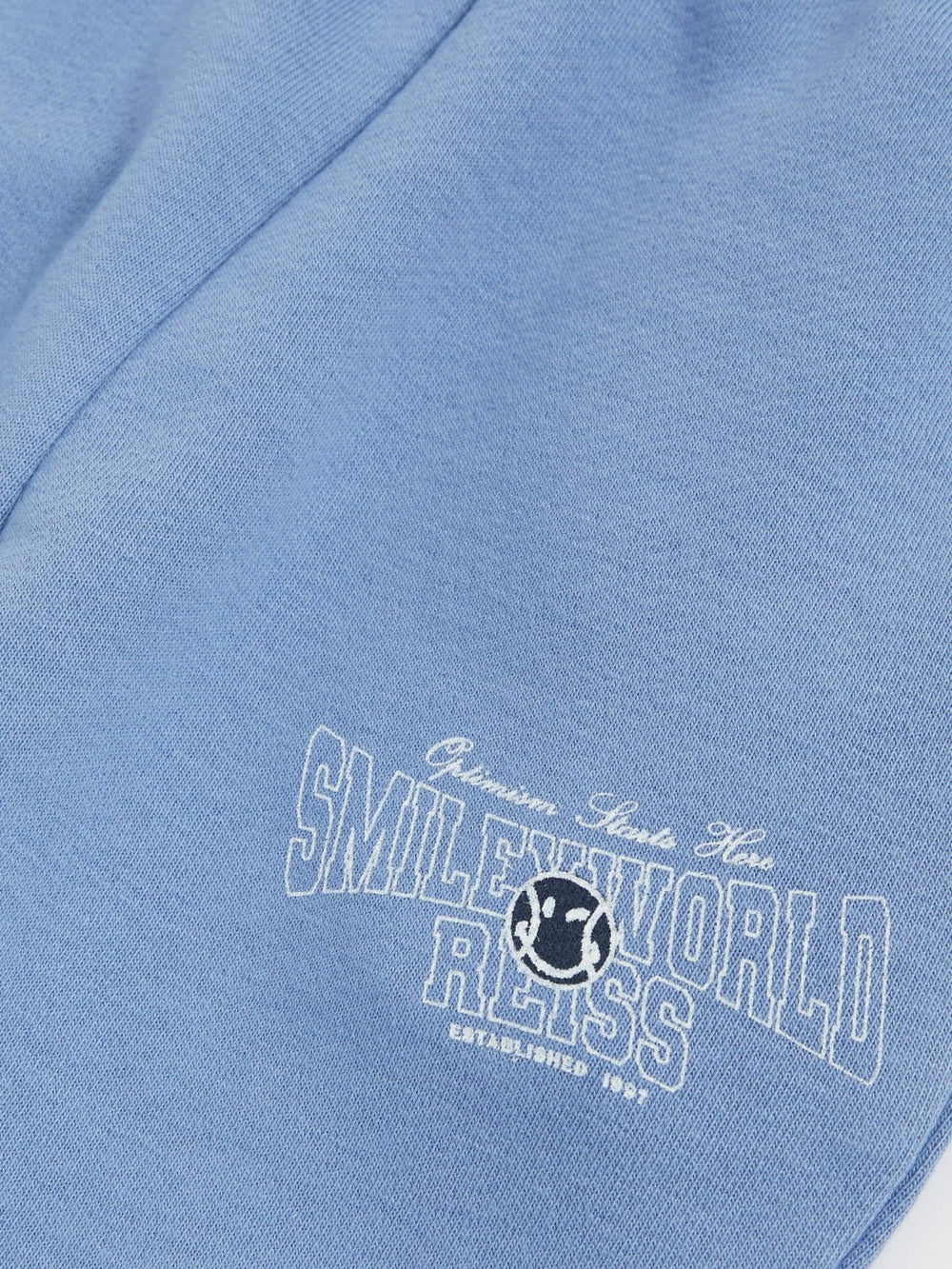 Reiss | 3-9 yrs SmileyWorld Cuffed Joggers Unisex Fit in Blue