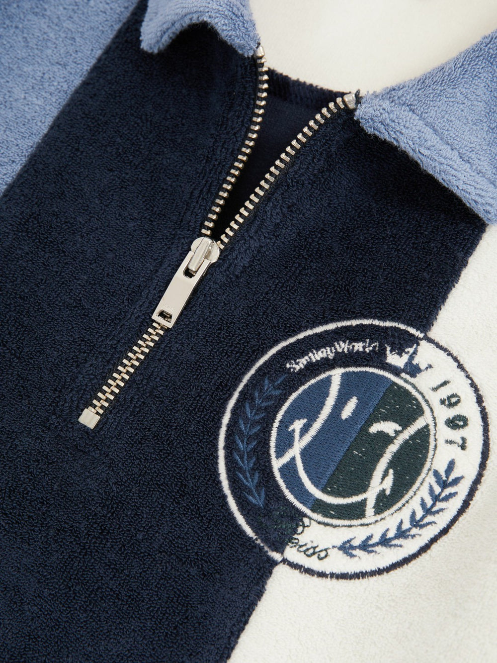 Reiss | 13-14 yrs SmileyWorld Towel Polo Shirt in Blue
