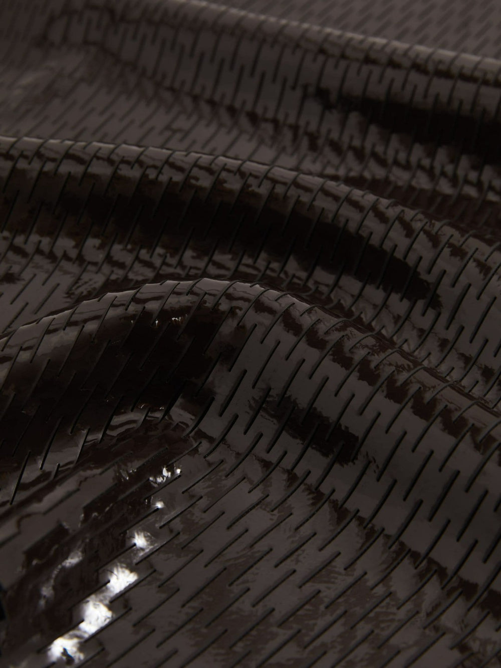 Reiss | Atelier Laser-Cut Pencil Skirt in Chocolate