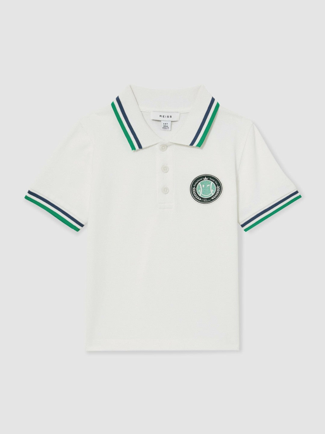 Reiss | 13-14 yrs SmileyWorld Piqué Polo Shirt in White