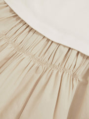 Reiss | 3-9 yrs Cotton Layered Sleeveless Midi Dress in Neutral