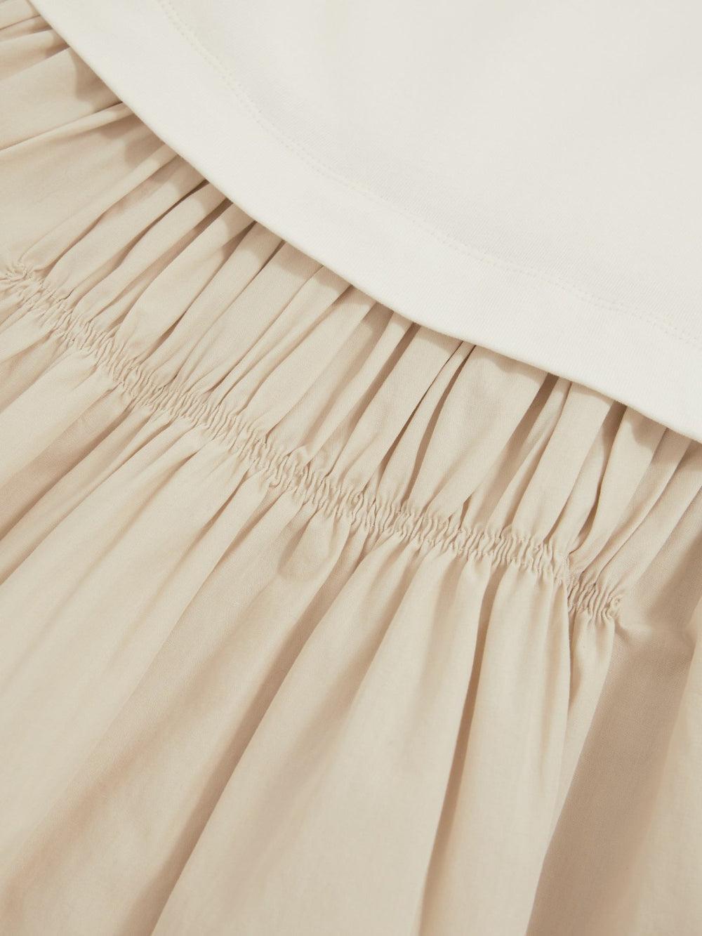 Reiss | 9-13 yrs Cotton Layered Sleeveless Midi Dress in Neutral