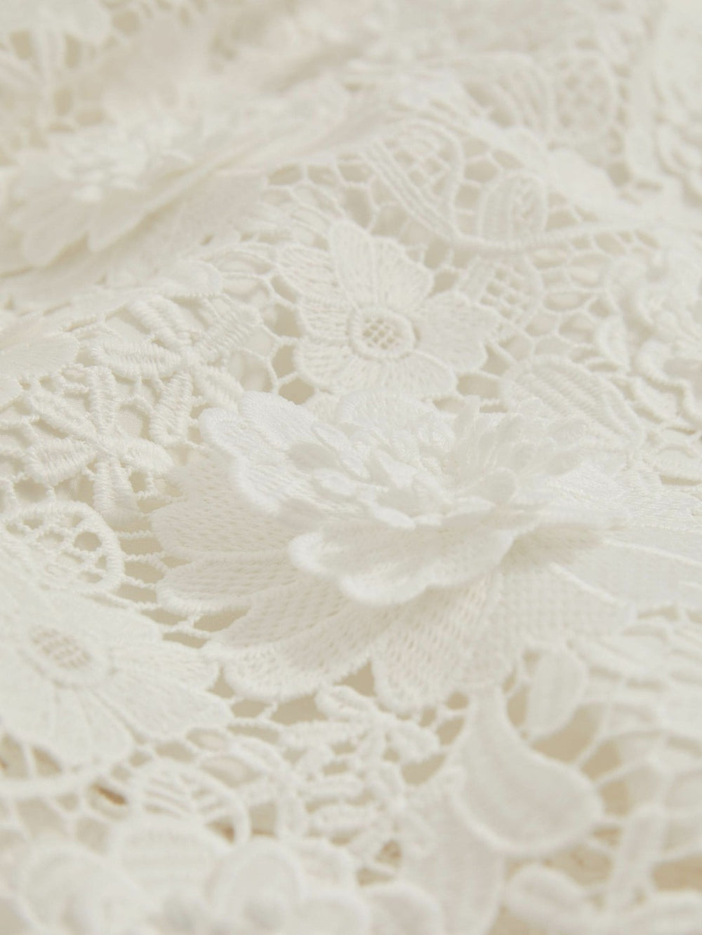 Reiss | 4-9 yrs Guipure-Lace Midi Dress in Ivory