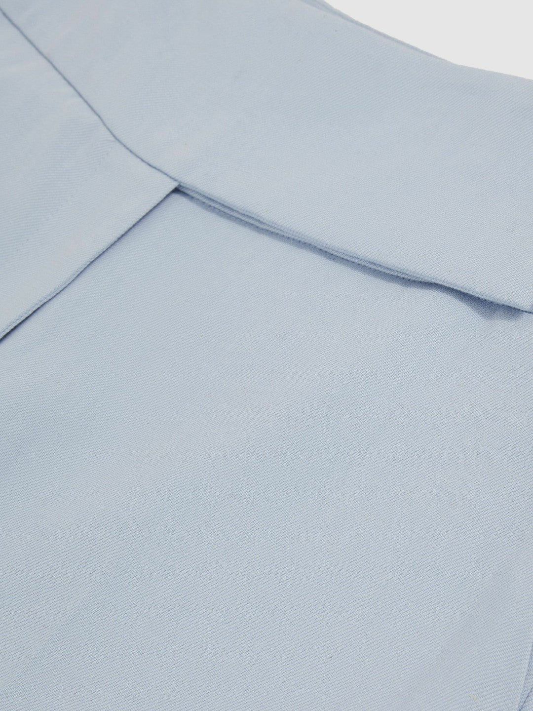 Reiss | Lyocell-Linen Wide-Leg Trousers in Blue