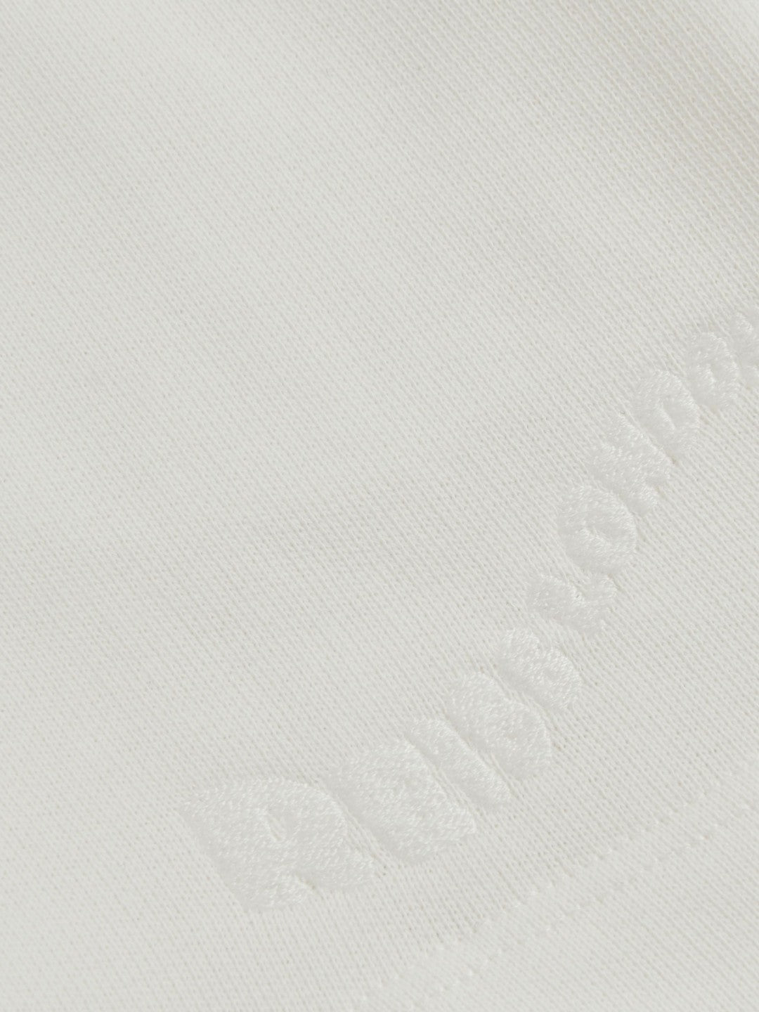 Reiss | 9-13 yrs Cotton Brand-Embroidered Shorts in Off White