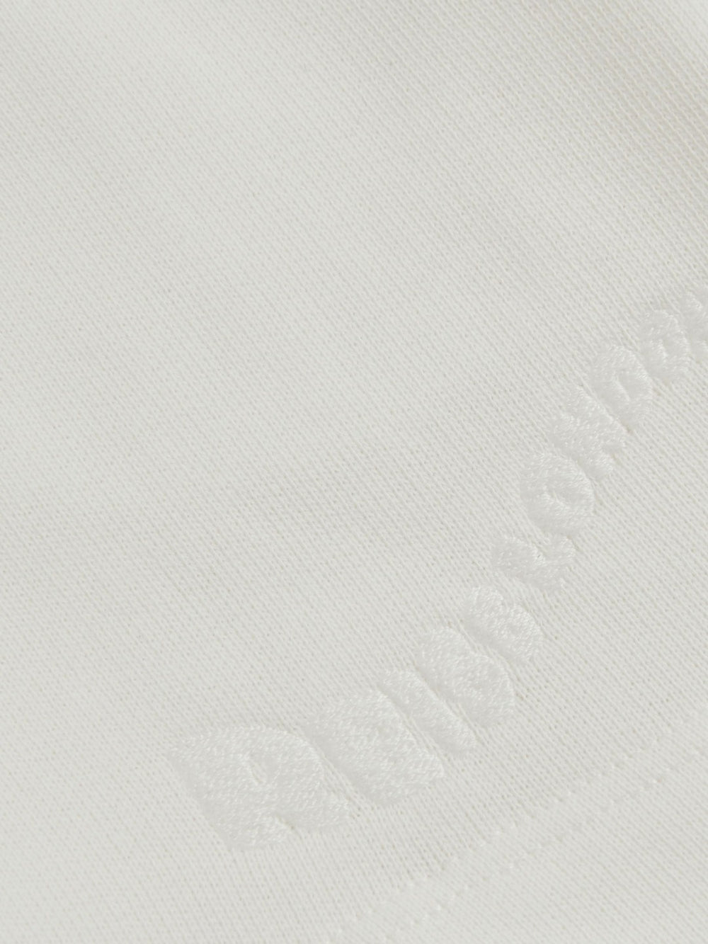 Reiss | 9-13 yrs Cotton Brand-Embroidered Shorts in Off White