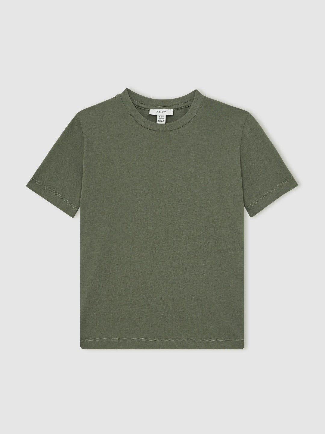 Reiss | 9-13 yrs Crew Neck T-Shirt in Dark Sage