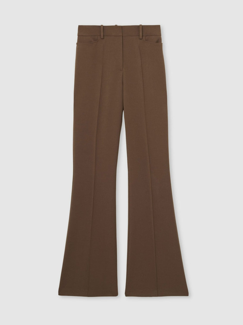 Reiss | Petite Flared Suit Trousers in Mink Neutral