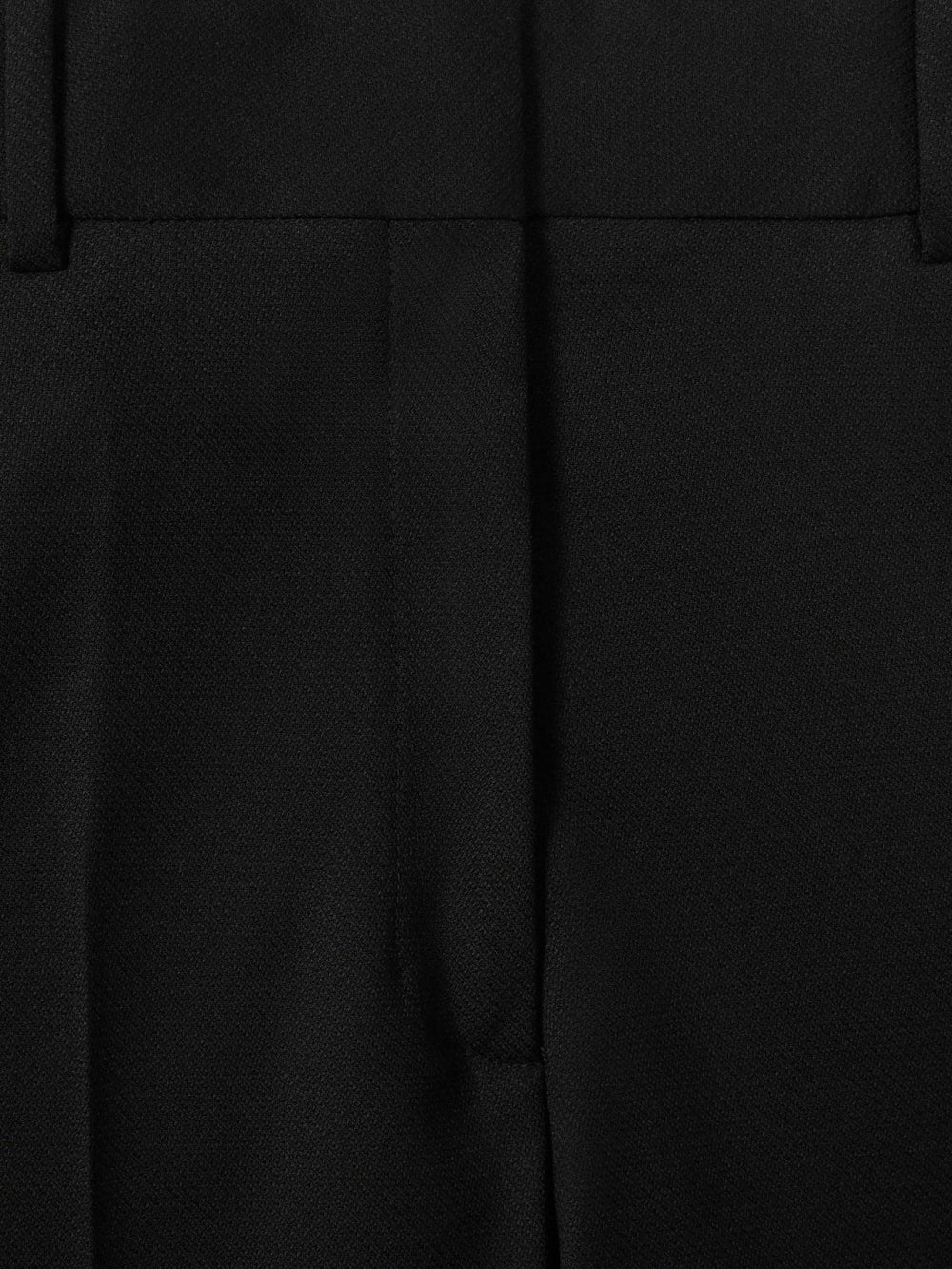 Reiss | Wool-Blend Wide-Leg Suit Trousers in Black