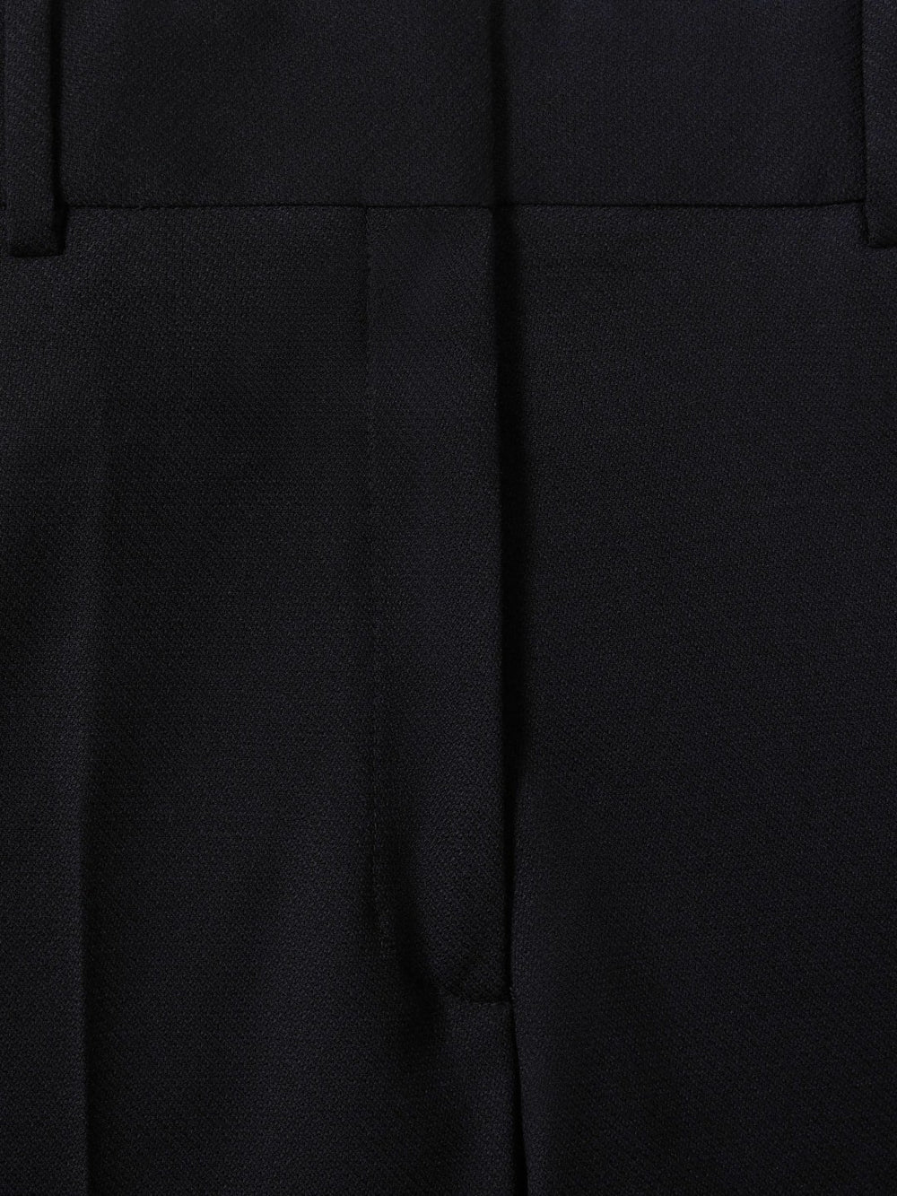 Reiss | Wool-Blend Wide-Leg Suit Trousers in Navy