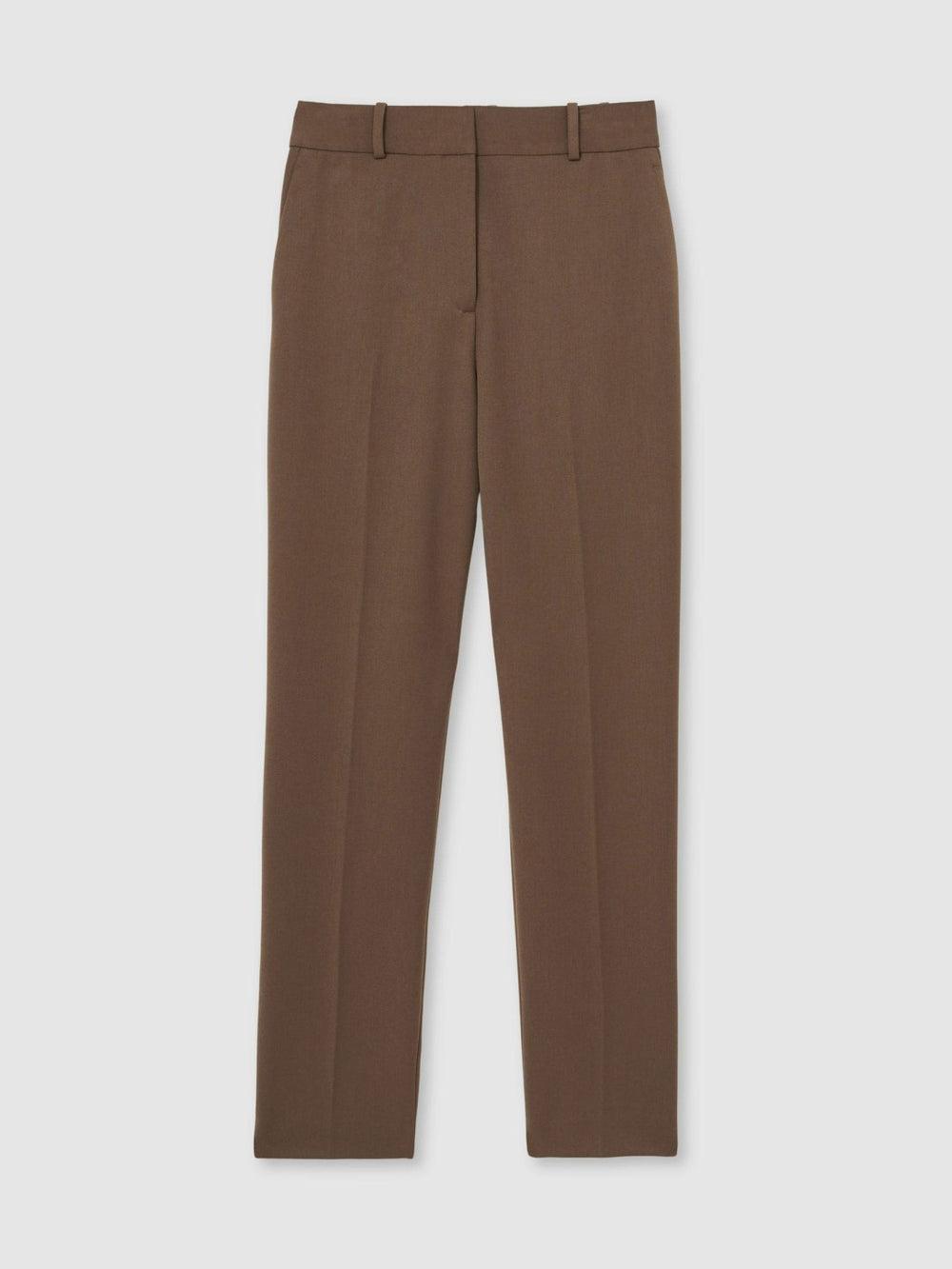 Reiss | Petite Slim Fit Suit Trousers in Mink Neutral