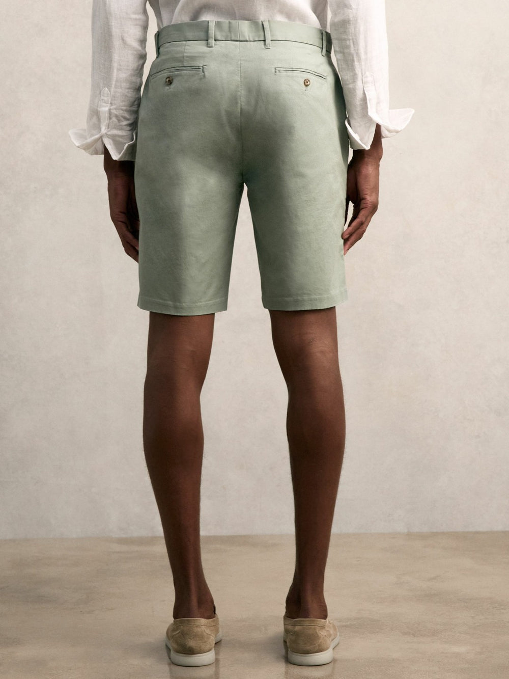 Reiss | Short Length Casual Chino Shorts in Pistachio