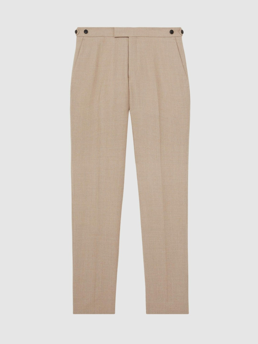 Reiss | Wool-Blend Slim-Fit Suit Trousers in Oatmeal Brown