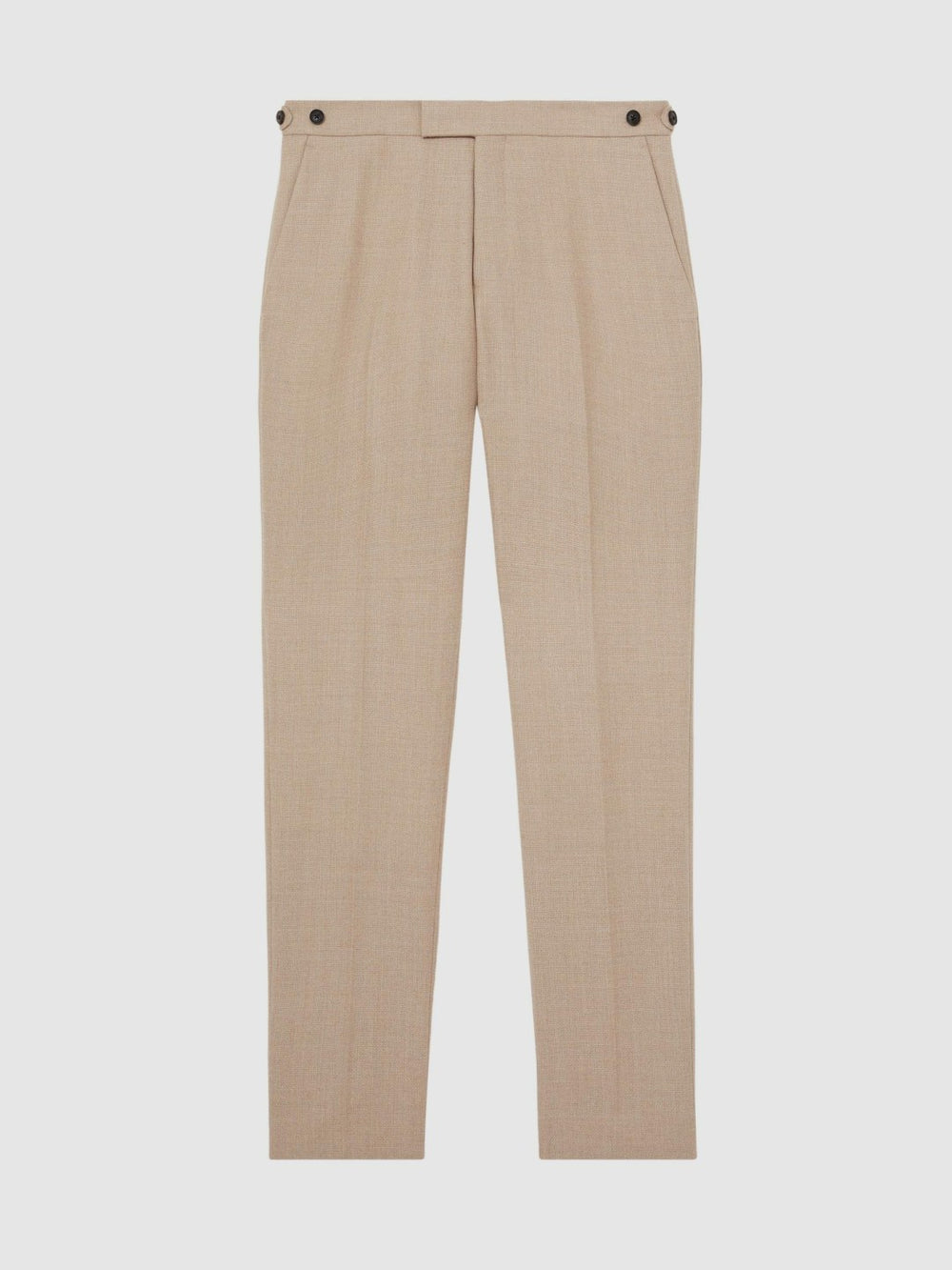 Reiss | Wool-Blend Slim-Fit Suit Trousers in Oatmeal Brown