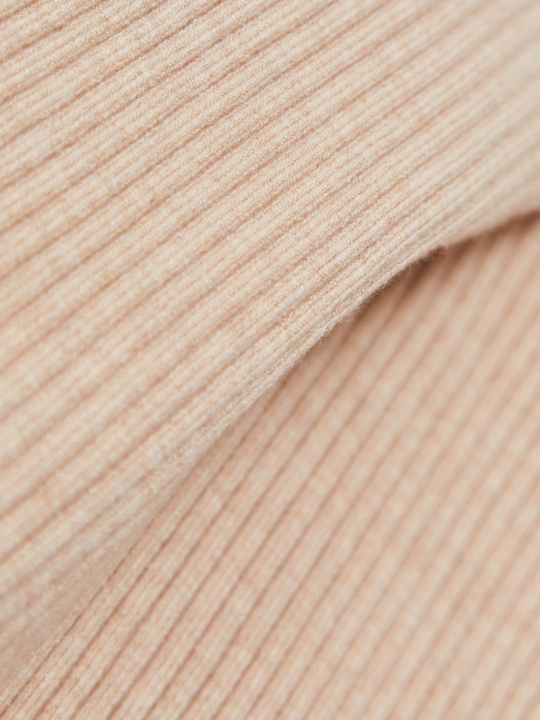 Reiss | Asymmetric Draped Knitted Jumper in Oatmeal Neutral