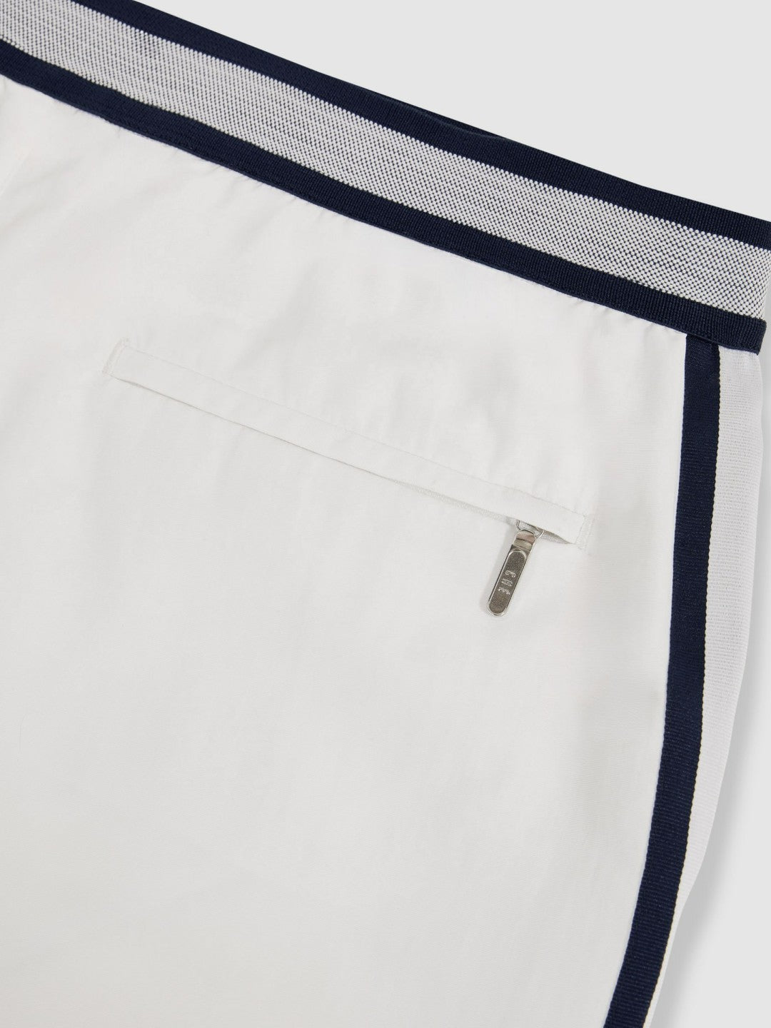Reiss | | Ché Stripe-Trim Swim Shorts in White