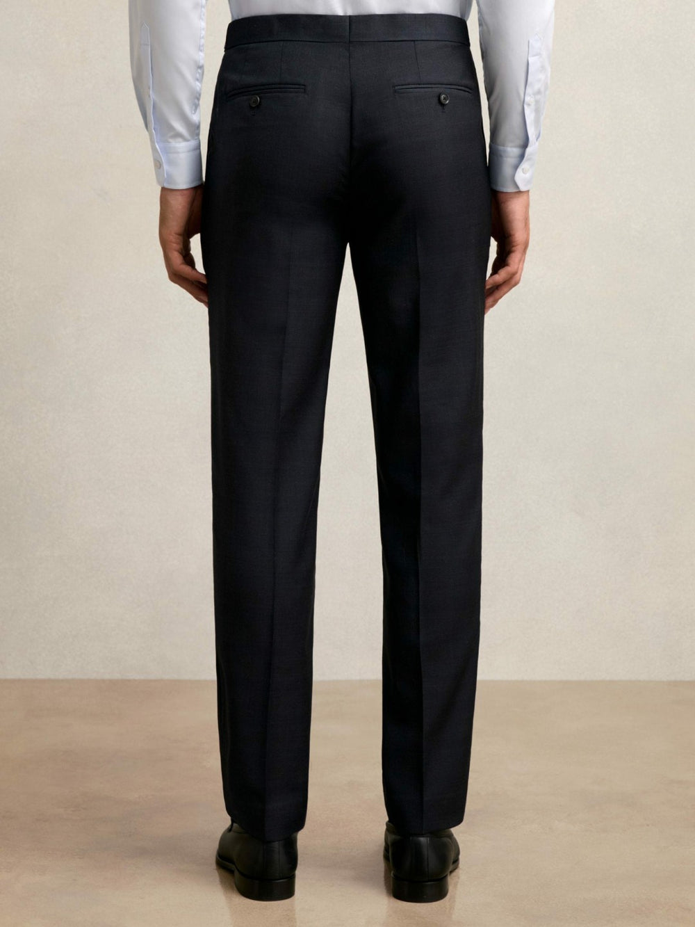 Reiss | Wool Check Slim-Fit Suit Trousers in Navy