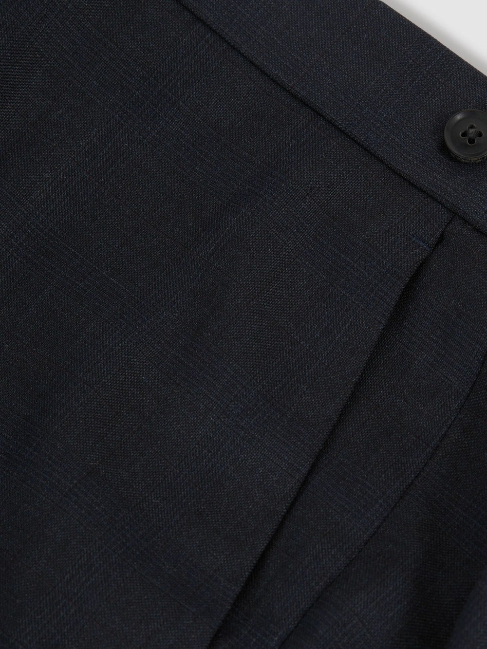 Reiss | Wool Check Slim-Fit Suit Trousers in Navy