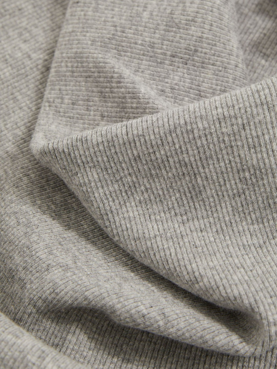 Reiss | Ribbed Cowl-Neck Vest in Grey Marl