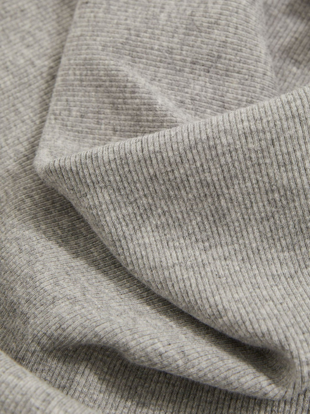Reiss | Ribbed Cowl-Neck Vest in Grey Marl