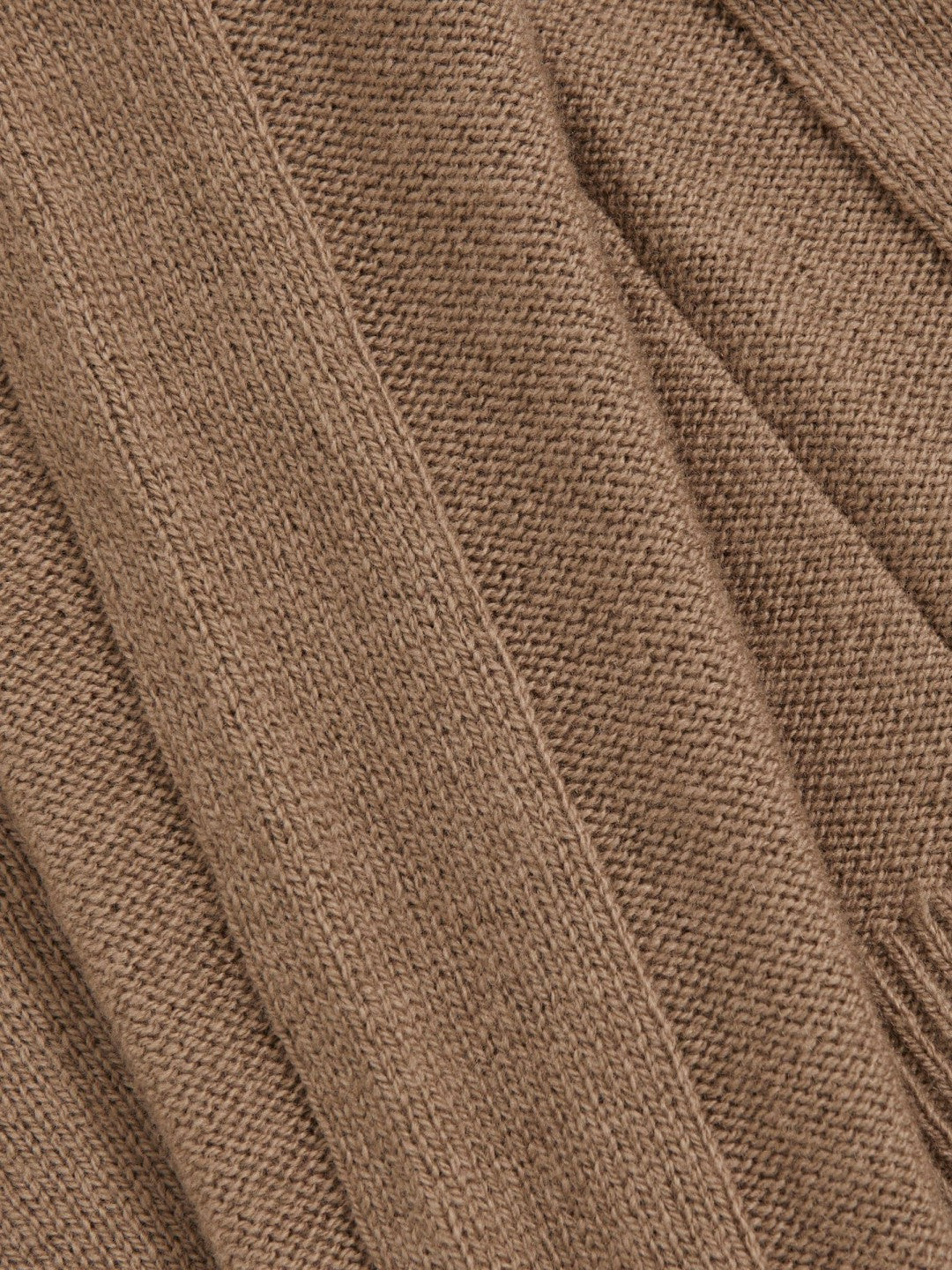 Reiss | 9-13 yrs Wool-Cashmere Reverse-Seam Jumper in Camel