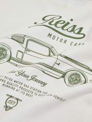 Reiss | 3-9 yrs Cotton Motor Cars-Print T-Shirt in White/Green