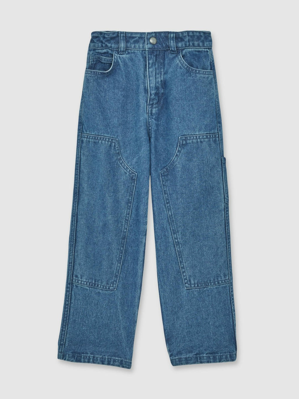 Reiss | 9-13 yrs Straight-Leg Carpenter Jeans in Mid Blue
