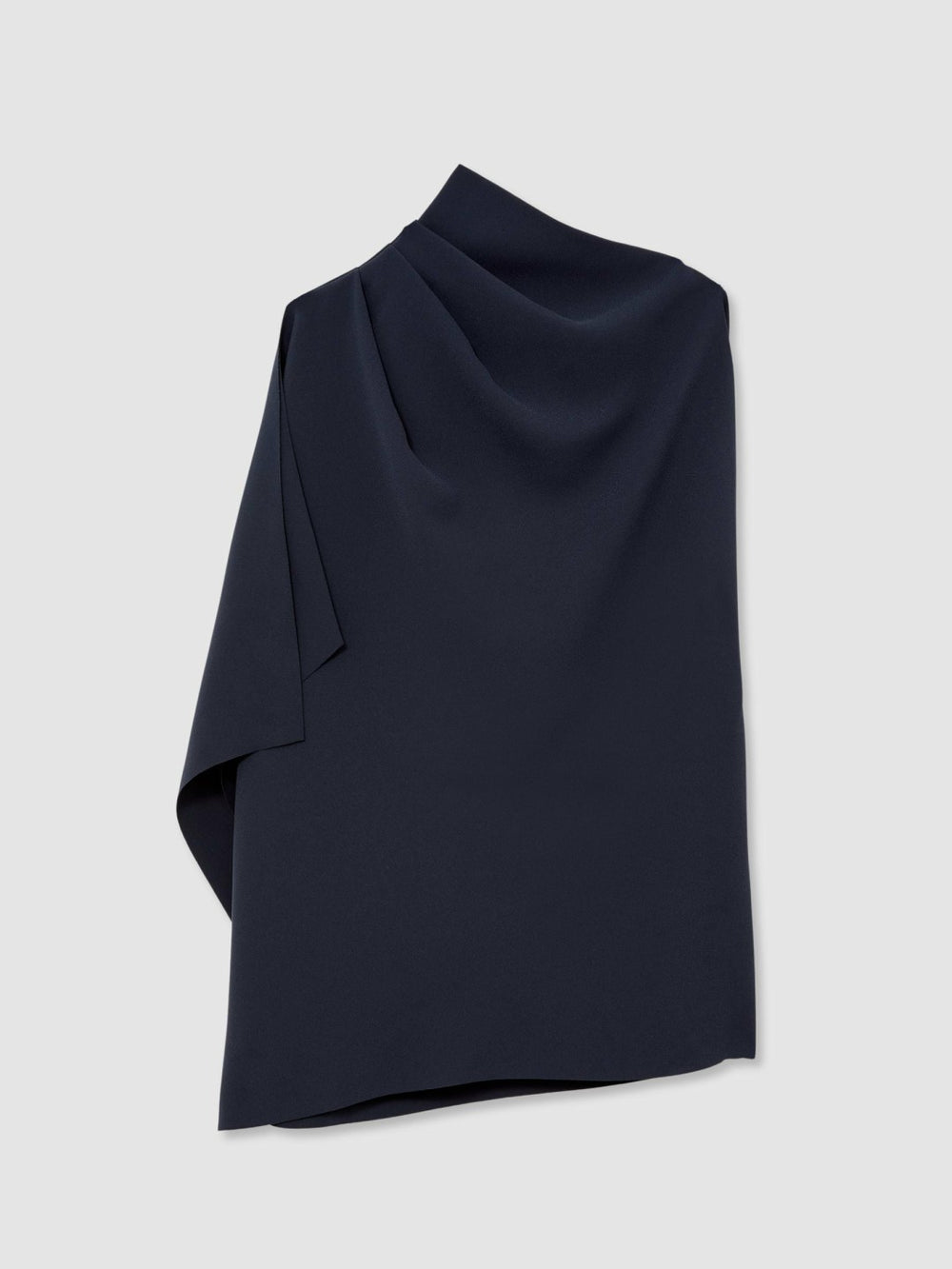Reiss | One-Shoulder Draped Top in Navy