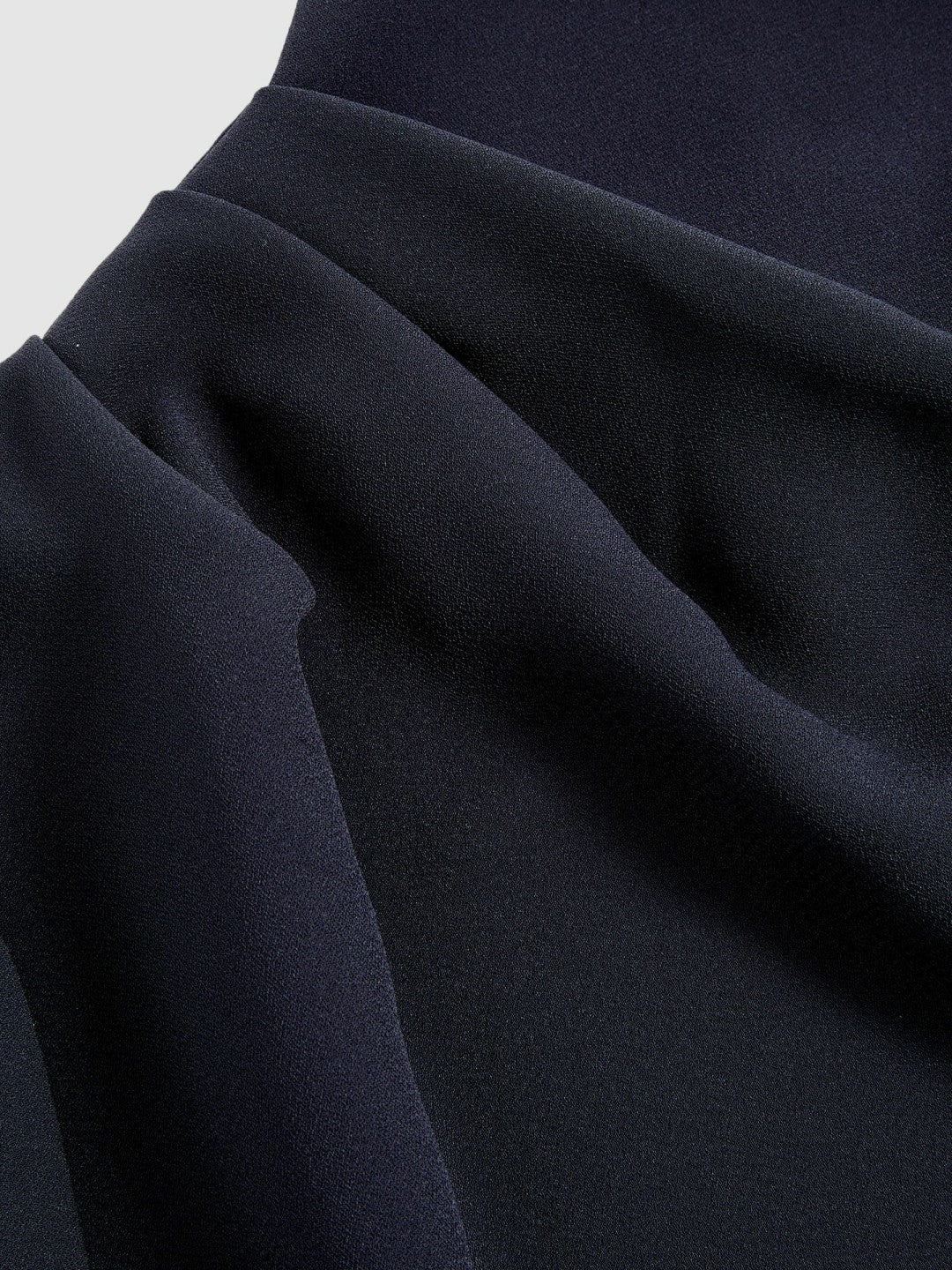 Reiss | One-Shoulder Draped Top in Navy
