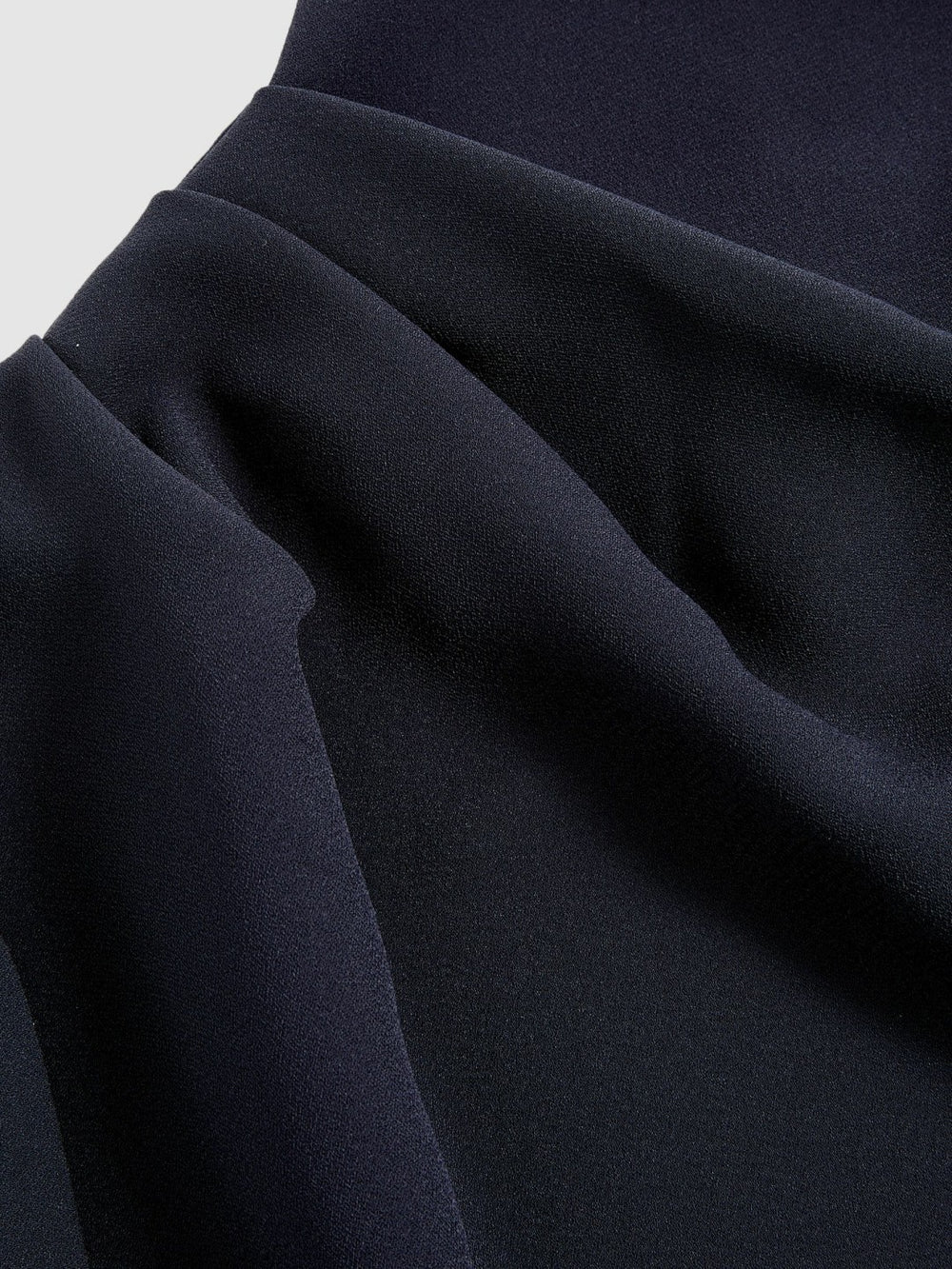 Reiss | One-Shoulder Draped Top in Navy