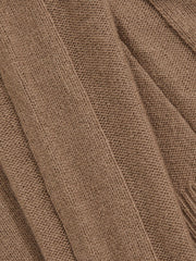 Reiss | 13-14 yrs Wool-Cashmere Reverse-Seam Jumper in Camel