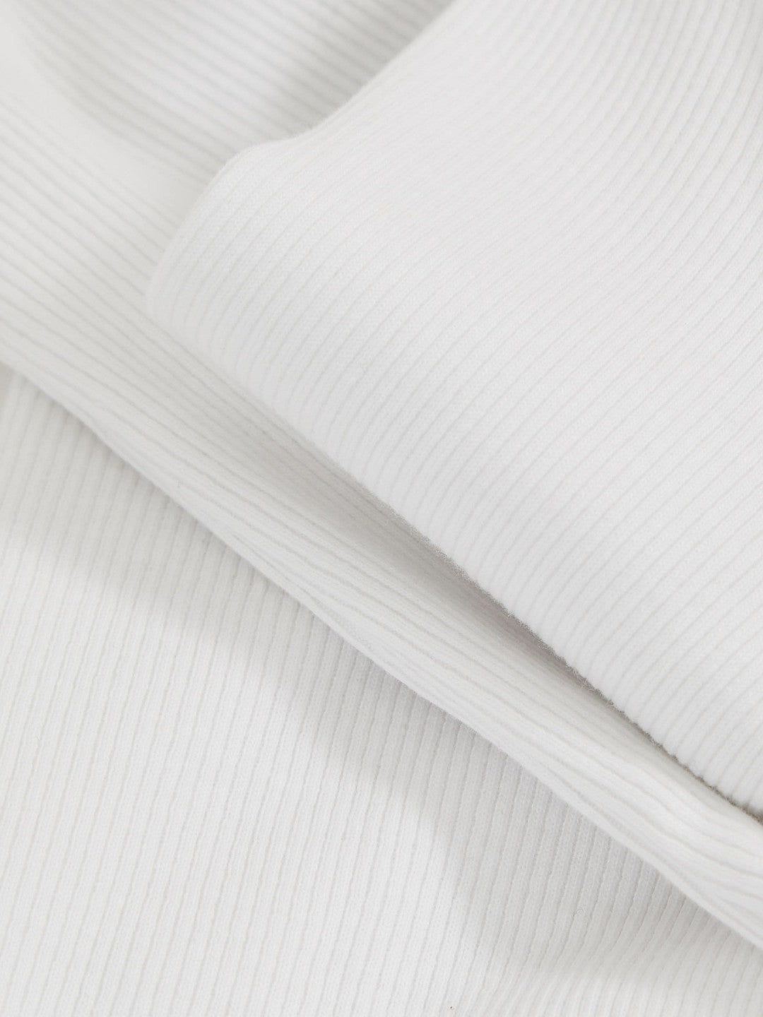 Reiss | 9-13 yrs Cotton Ruched Long-Sleeve T-Shirt with Stretch in Ivory