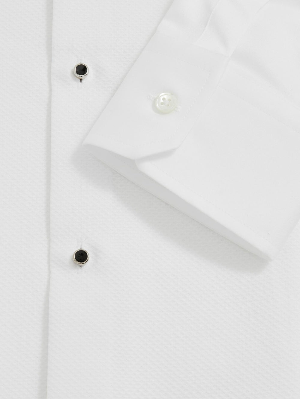 Reiss | Slim Fit Cotton Double-Cuff Dinner Shirt Regular-Fit in White