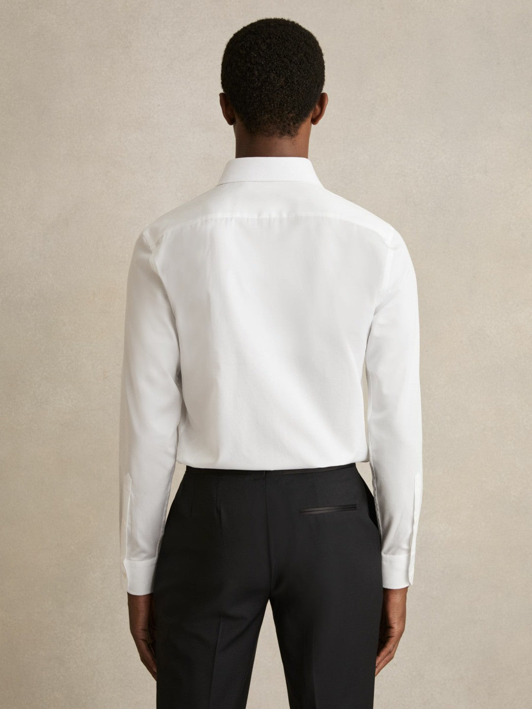 Reiss | Regular Fit Cotton Double-Cuff Dinner Shirt Regular-Fit in White