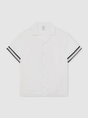 Reiss | | Ché Stripe-Cuff Shirt in White