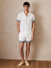 Reiss | | Ché Stripe-Cuff Shirt in White