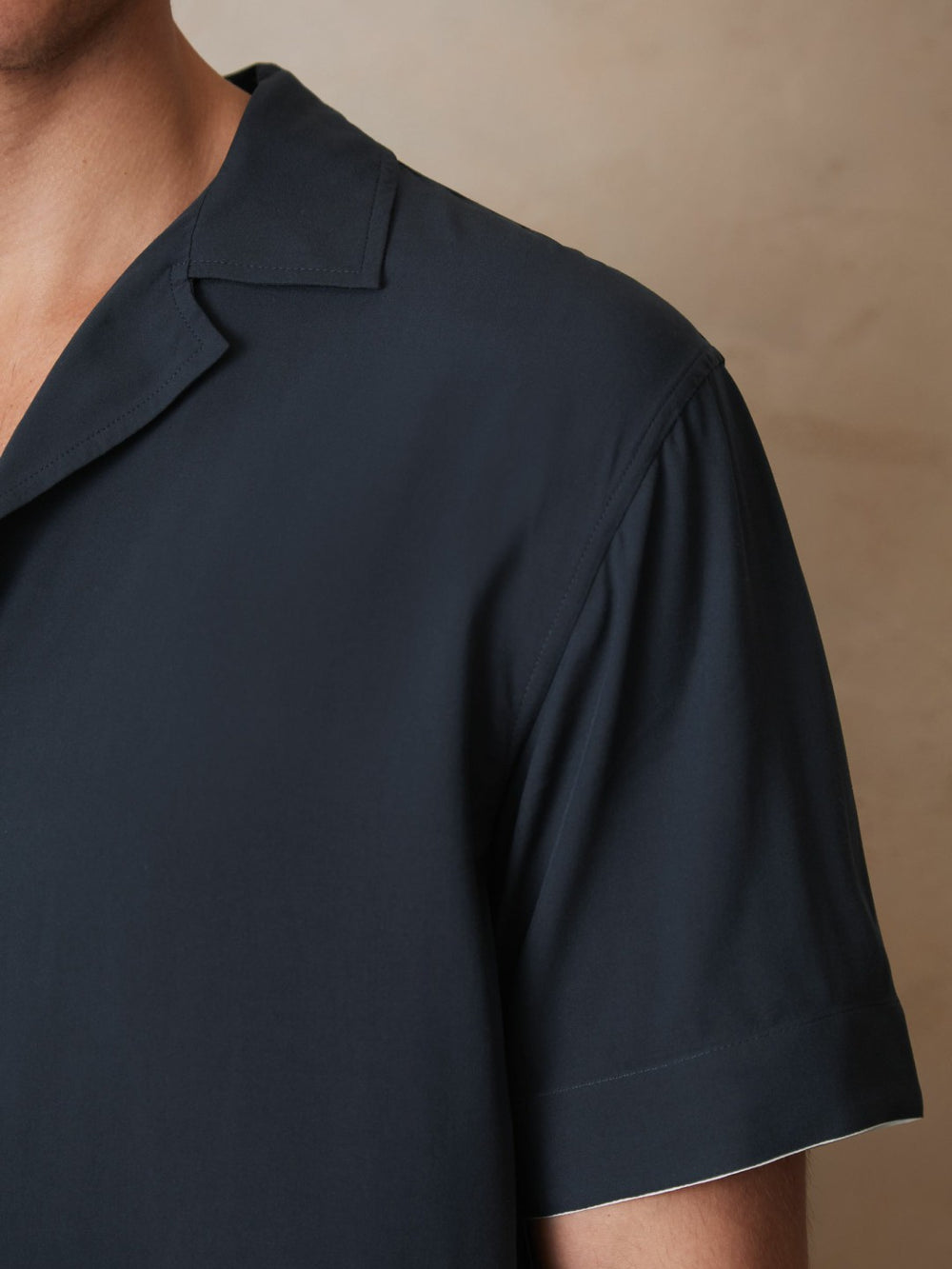 Reiss | | Ché Stripe-Cuff Shirt in Navy