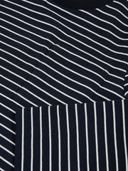 Reiss | 13-14 yrs Stretch-Cotton Stripe T-Shirt in Navy/White