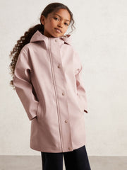 Reiss | Hooded Rain Jacket in Pink