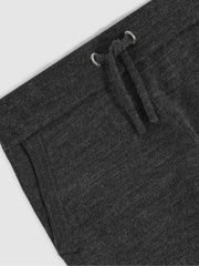 Reiss | 13-14 yrs Merino Wool Cuffed Joggers in Derby Grey Melange