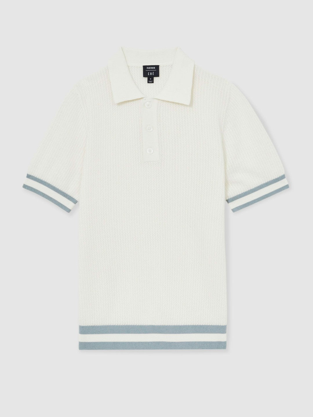 Reiss | | Ché Cotton Knit Polo Shirt in White