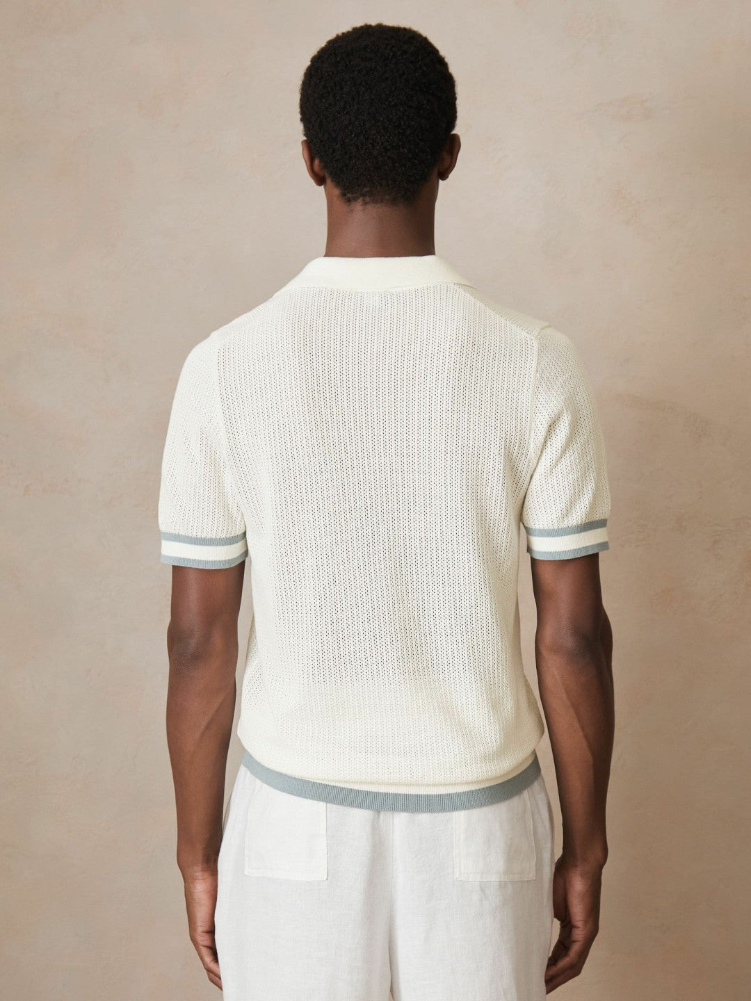Reiss | | Ché Cotton Knit Polo Shirt in White