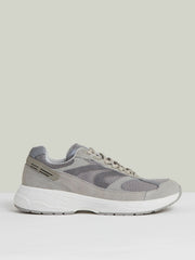 Reiss | Panelled Running Trainers in Grey