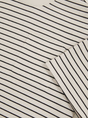 Reiss | 13-14 yrs Cotton-Blend Stripe T-Shirt in White/Navy