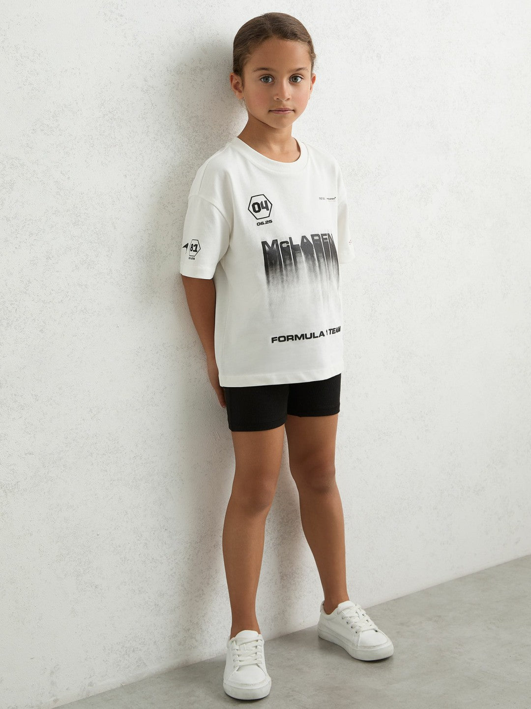 Reiss | 9-13 yrs McLaren F1 Team British GP T-Shirt Unisex Fit in White