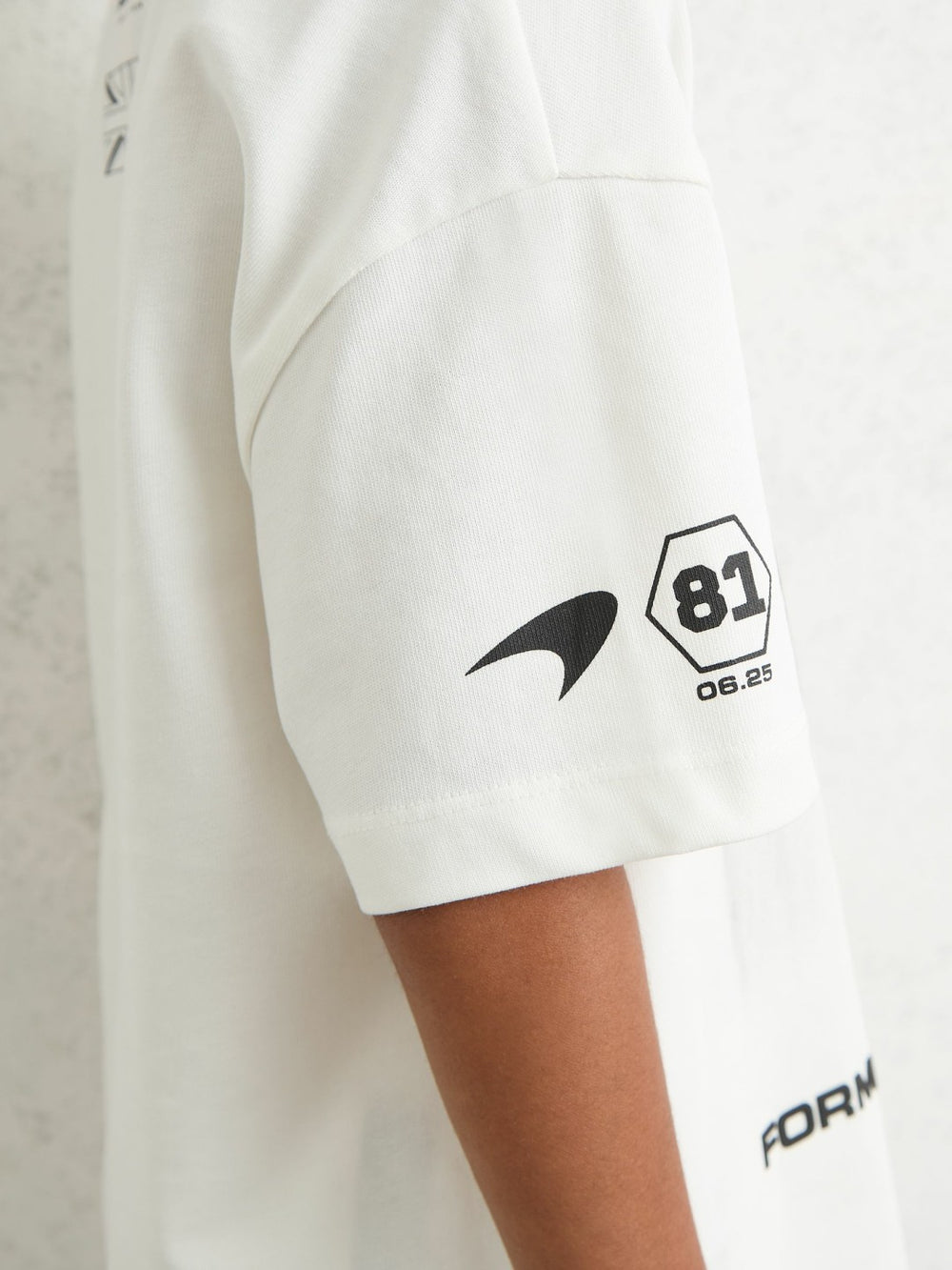 Reiss | 9-13 yrs McLaren F1 Team British GP T-Shirt Unisex Fit in White