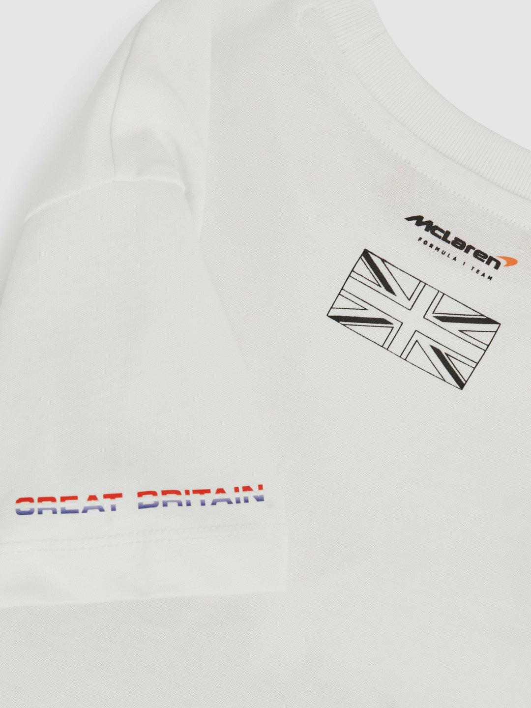 Reiss | 3-9 yrs McLaren F1 Team British GP T-Shirt Unisex Fit in White