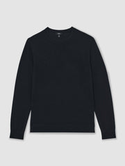 Reiss | Merino Wool Crew Neck Jumper in Midnight Navy