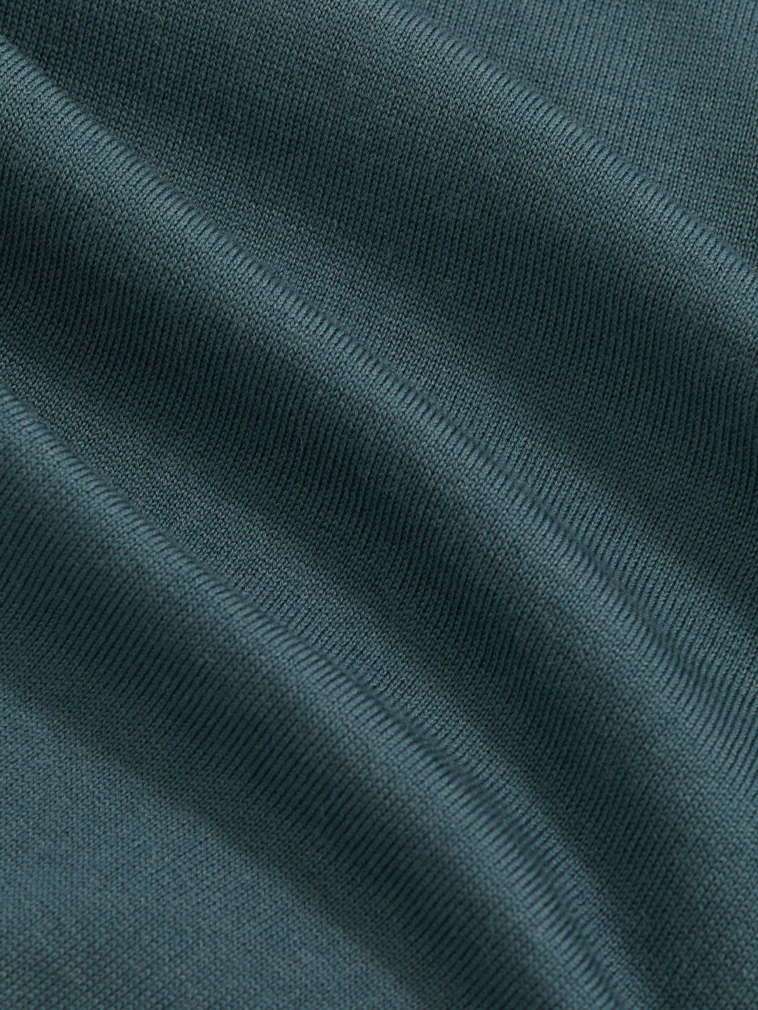 Reiss | Merino Wool Long-Sleeve Polo Shirt in Orion Blue